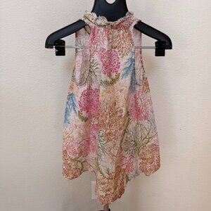 Pilcro (Anthro) Coral Linen Halter Top – XS – Boho + Breezy